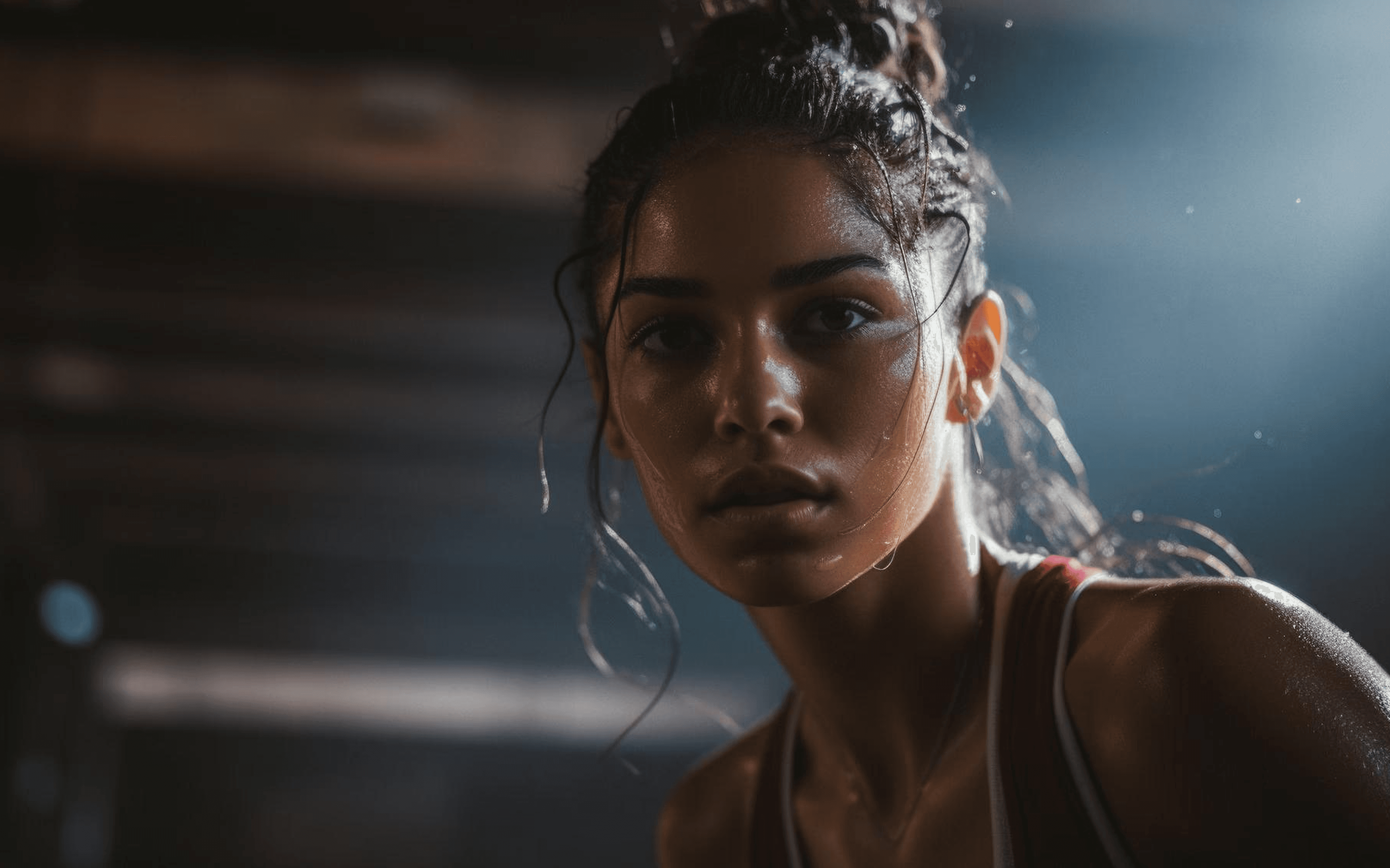 Focused Phoenix Fitness athlete after training