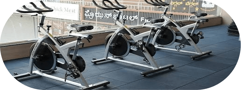 Feel the burn — gym interior